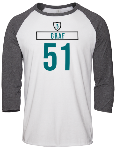 Home Jersey Collin Graf Unisex Premium Three-Quarter Raglan T-Shirt | Swagsta