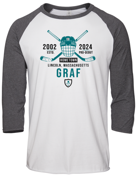 Classic Heritage Collin Graf Unisex Premium Three-Quarter Raglan T-Shirt | Swagsta