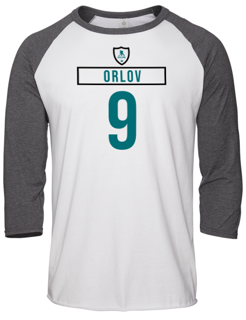 Home Jersey Dmitry Orlov Unisex Premium Three-Quarter Raglan T-Shirt | Swagsta