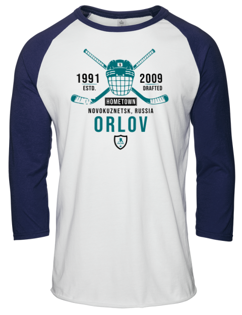 Classic Heritage Dmitry Orlov Unisex Premium Three-Quarter Raglan T-Shirt | Swagsta