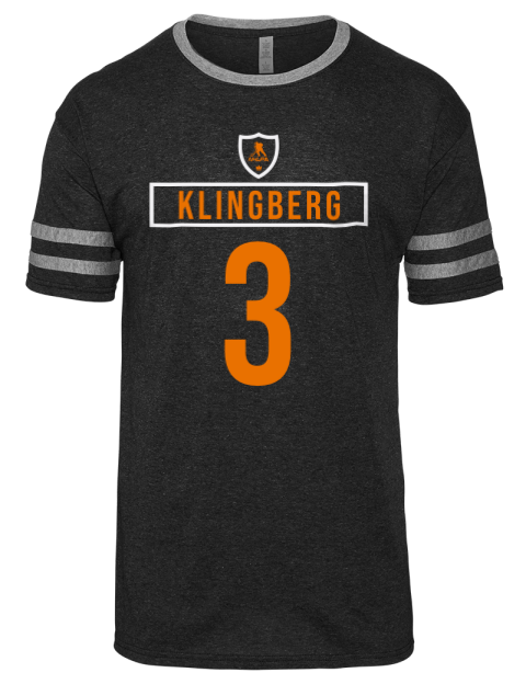 Away Jersey John Klingberg Men's Tri-Blend T-Shirt | Swagsta