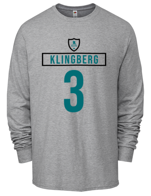 Home Jersey John Klingberg Men's Long-Sleeve T-Shirt | Swagsta