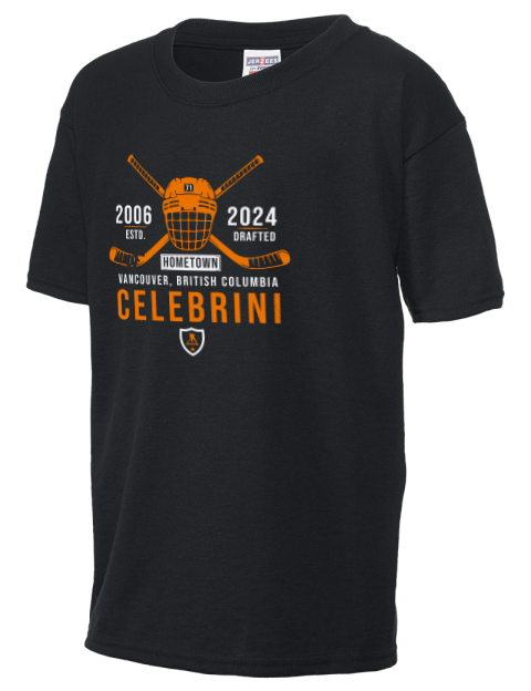 Heritage Macklin Celebrini Youth T-Shirt | Swagsta