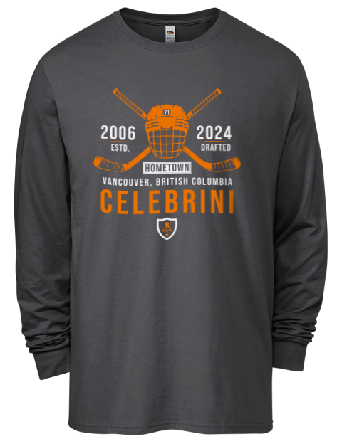 Heritage Macklin Celebrini Men's Long-Sleeve T-Shirt | Swagsta