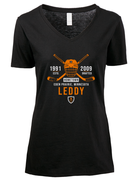 Heritage Nick Leddy Premium Ladies V-Neck T-Shirt | Swagsta