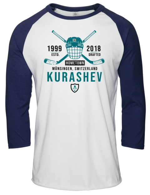 Classic Heritage Phillipp Kurashev Unisex Premium Three-Quarter Raglan T-Shirt | Swagsta
