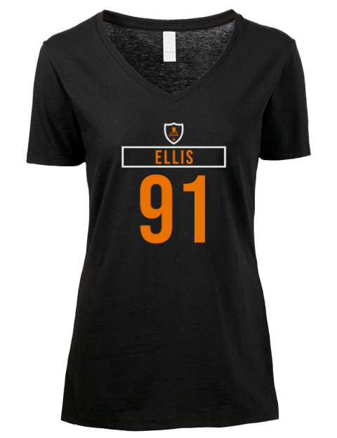 Away Jersey Ryan Ellis Premium Ladies V-Neck T-Shirt | Swagsta