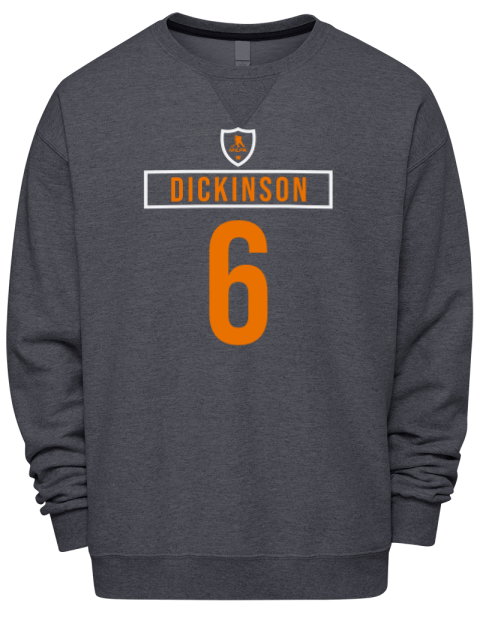 Away Jersey Sam Dickinson Premium Unisex Crewneck Sweatshirt | Swagsta