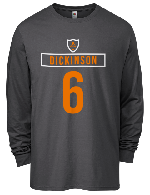 Away Jersey Sam Dickinson Men's Long-Sleeve T-Shirt | Swagsta