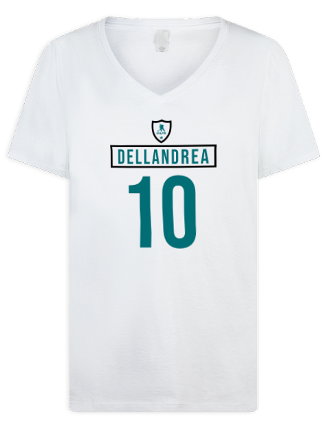 Home Jersey Ty Dellandrea Premium Ladies V-Neck T-Shirt | Swagsta