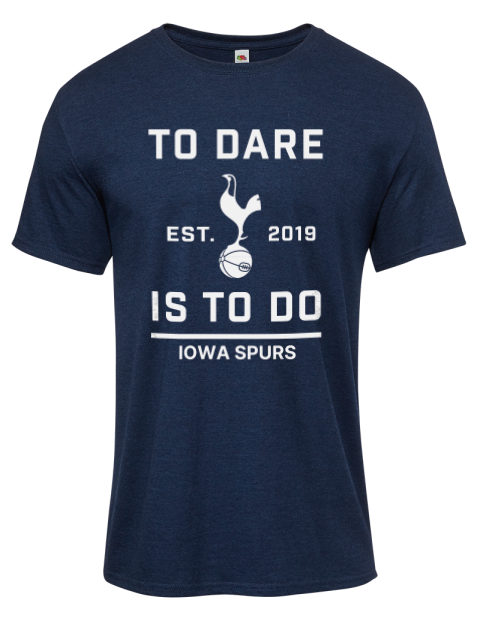 To Dare Is To Do Iowa Spurs Iconic Men's T-Shirt | Swagsta