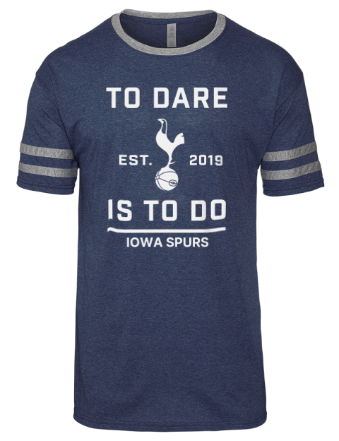 To Dare Is To Do Iowa Spurs Men's Tri-Blend T-Shirt | Swagsta