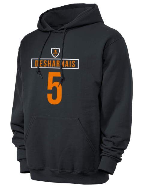 Away Jersey Vincent Desharnais Unisex Hooded Sweatshirt | Swagsta