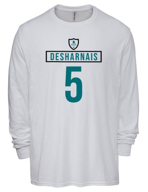 Home Jersey Vincent Desharnais Men's Premium Blend Long Sleeve-T-Shirt | Swagsta