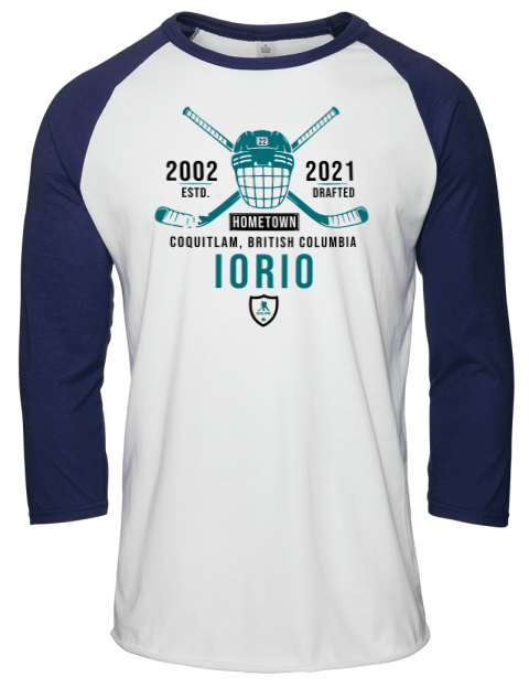 Classic Heritage Vincent Iorio Unisex Premium Three-Quarter Raglan T-Shirt | Swagsta