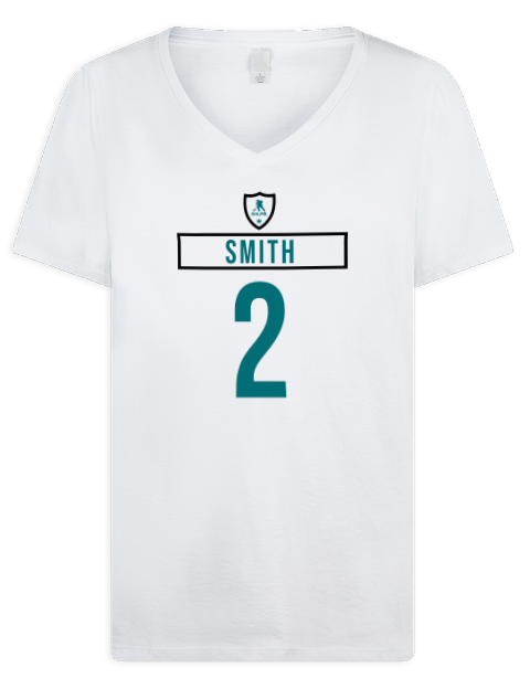 Home Jersey Will Smith Premium Ladies V-Neck T-Shirt | Swagsta
