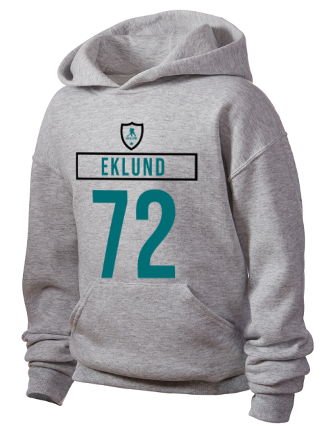 Home Jersey William Eklund Youth Hooded Sweatshirt | Swagsta