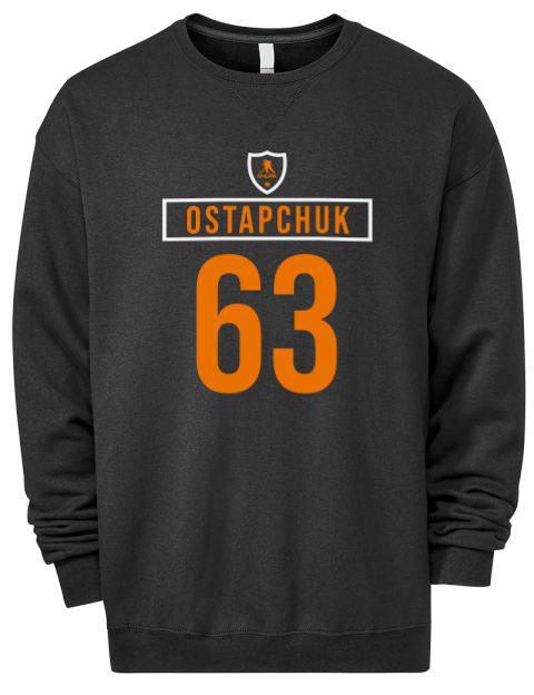 Away Jersey Zach Ostapchuk Premium Unisex Crewneck Sweatshirt | Swagsta