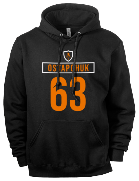 Away Jersey Zach Ostapchuk Eco Premium Unisex Hooded Sweatshirt | Swagsta