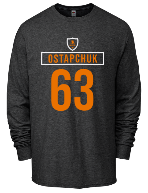 Away Jersey Zach Ostapchuk Men's Long-Sleeve T-Shirt | Swagsta