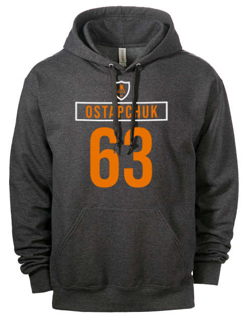 Away Jersey Zach Ostapchuk Eco Premium Unisex Hooded Sweatshirt | Swagsta