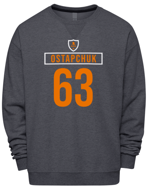 Away Jersey Zach Ostapchuk Premium Unisex Crewneck Sweatshirt | Swagsta