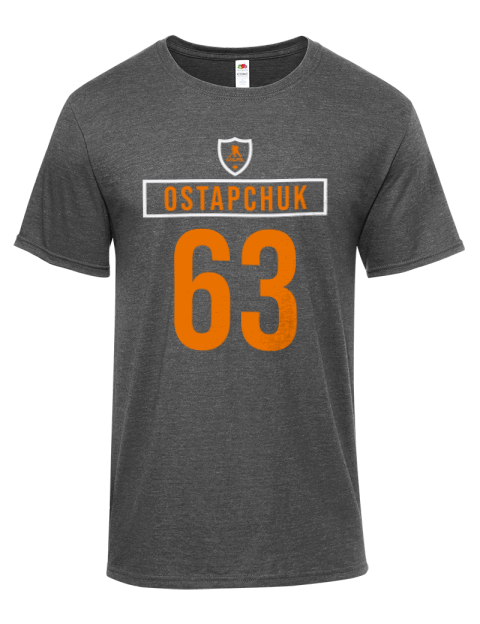 Away Jersey Zach Ostapchuk Iconic Men's T-Shirt | Swagsta