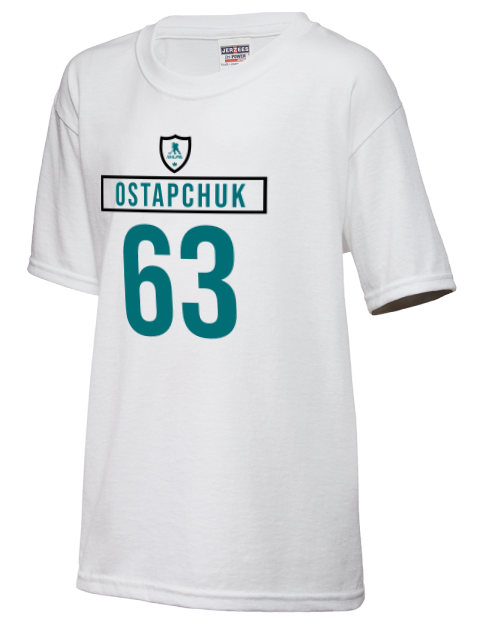 Home Jersey Zach Ostapchuk Youth T-Shirt | Swagsta