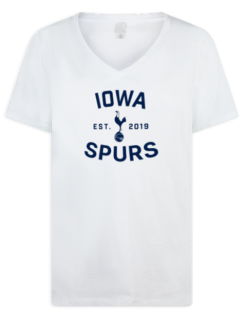 Fan Wear Iowa Spurs Premium Ladies V-Neck T-Shirt | Swagsta