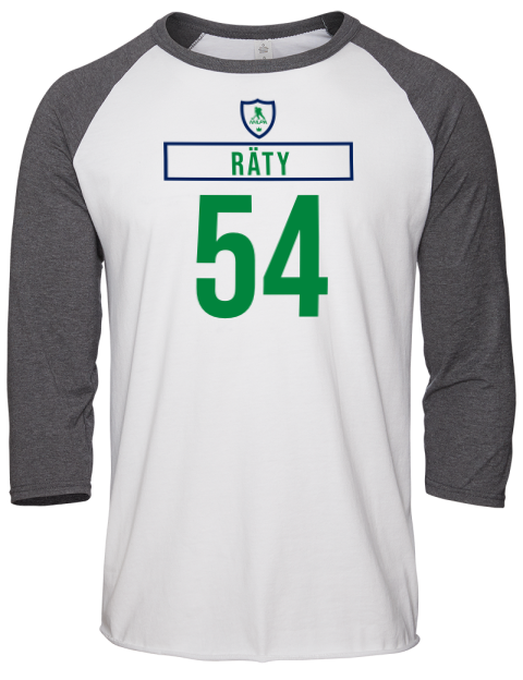 Home Jersey Aatu Raty Unisex Premium Three-Quarter Raglan T-Shirt | Swagsta