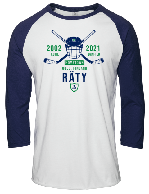 Classic Heritage Aatu Raty Unisex Premium Three-Quarter Raglan T-Shirt | Swagsta