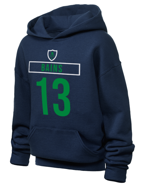 Away Jersey Arshdeep Bains Youth Hooded Sweatshirt | Swagsta