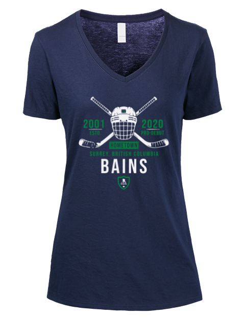 Heritage Arshdeep Bains Premium Ladies V-Neck T-Shirt | Swagsta