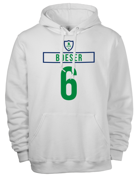 Home Jersey Brock Boeser Eco Premium Unisex Hooded Sweatshirt | Swagsta