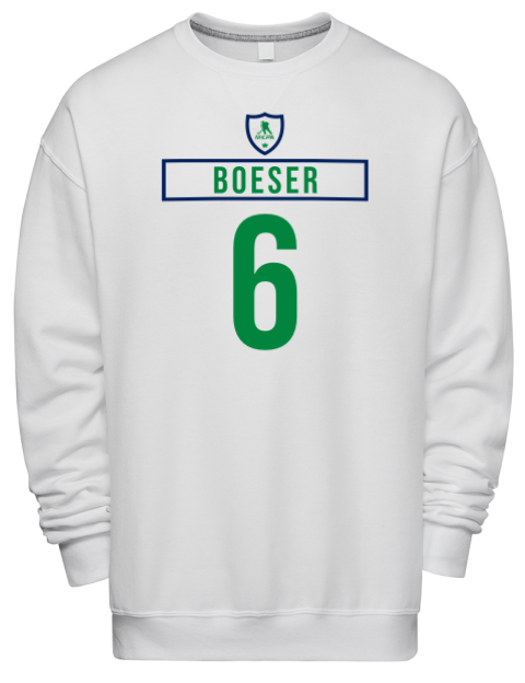 Home Jersey Brock Boeser Premium Unisex Crewneck Sweatshirt | Swagsta