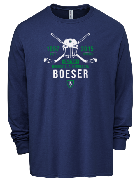 Heritage Brock Boeser Men's Premium Blend Long Sleeve-T-Shirt | Swagsta