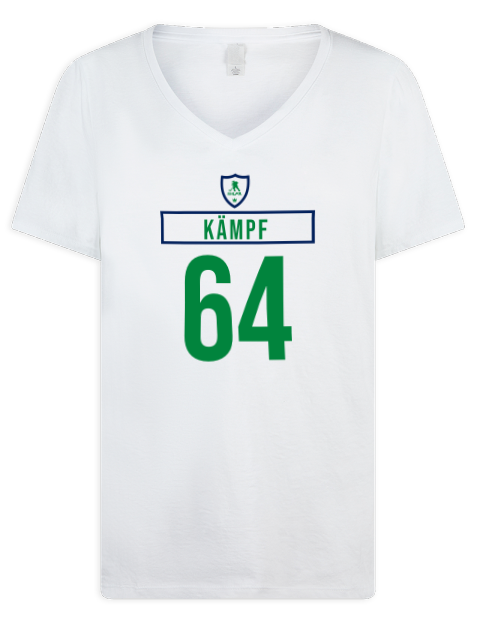 Home Jersey David Kampf Premium Ladies V-Neck T-Shirt | Swagsta