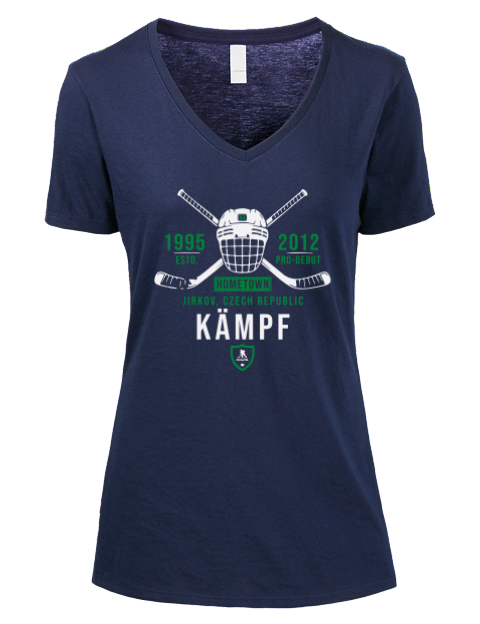 Heritage David Kampf Premium Ladies V-Neck T-Shirt | Swagsta