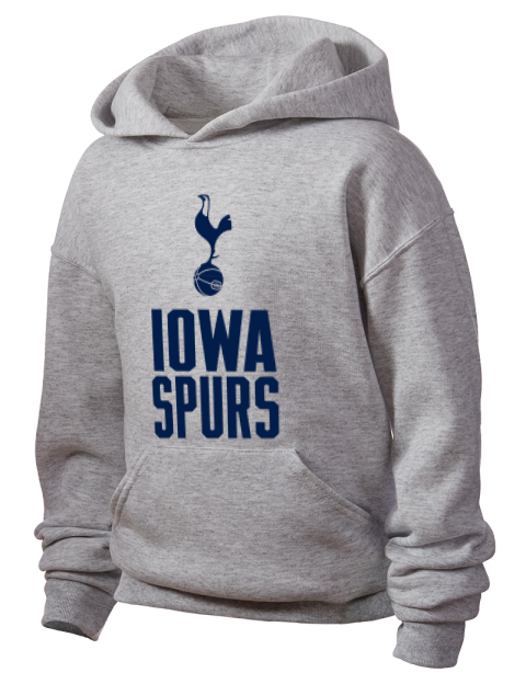 Stacked Iowa Spurs Youth Hooded Sweatshirt | Swagsta
