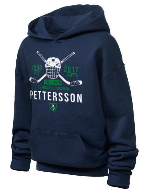 Heritage Elias Pettersson Youth Hooded Sweatshirt | Swagsta