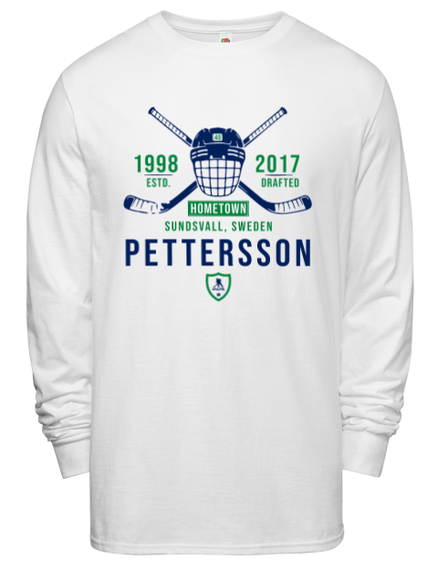 Classic Heritage Elias Pettersson Men's Long-Sleeve T-Shirt | Swagsta