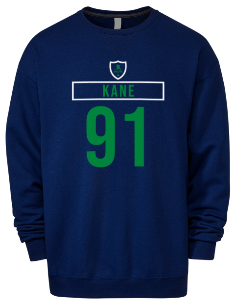 Away Jersey Evander Kane Premium Unisex Crewneck Sweatshirt | Swagsta