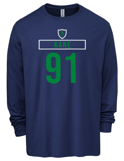 Away Jersey Evander Kane Men's Premium Blend Long Sleeve-T-Shirt | Swagsta