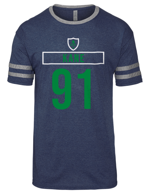 Away Jersey Evander Kane Men's Tri-Blend T-Shirt | Swagsta