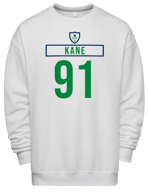 Home Jersey Evander Kane Premium Unisex Crewneck Sweatshirt | Swagsta