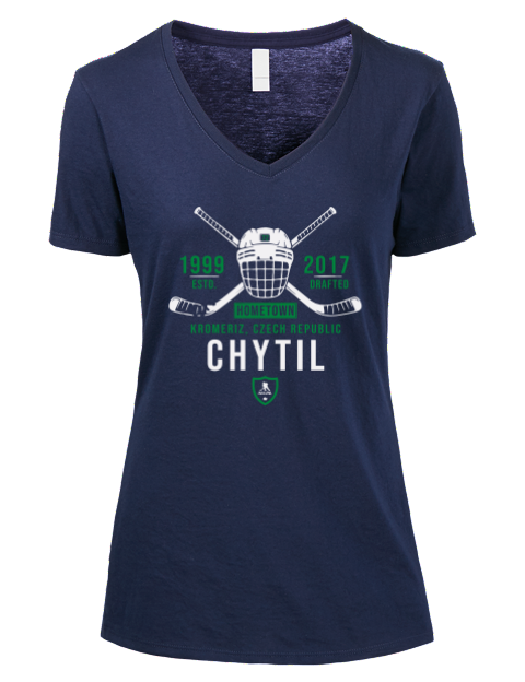 Heritage Filip Chytil Premium Ladies V-Neck T-Shirt | Swagsta