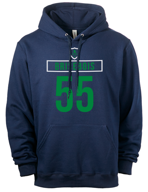 Away Jersey Guillaume Brisebois Eco Premium Unisex Hooded Sweatshirt | Swagsta