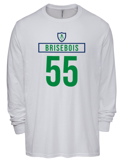 Home Jersey Guillaume Brisebois Men's Premium Blend Long Sleeve-T-Shirt | Swagsta