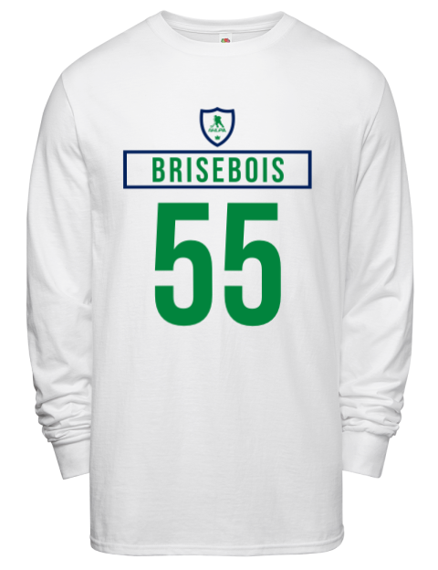 Home Jersey Guillaume Brisebois Men's Long-Sleeve T-Shirt | Swagsta