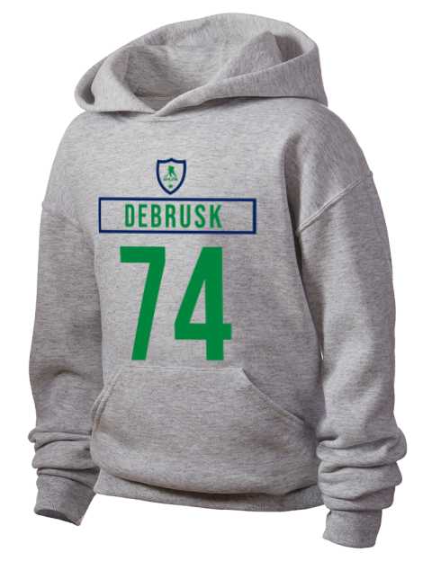 Home Jersey Jake Debrusk Youth Hooded Sweatshirt | Swagsta
